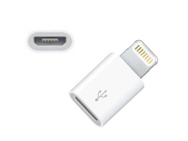 Adaptor microusb mama Iphone 8p tata