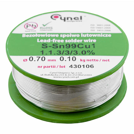 Fludor fara plumb 0.7mm 100gr Cynel