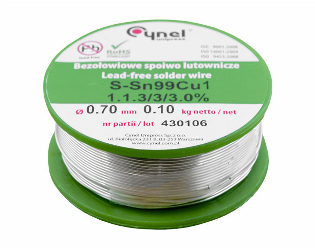 Fludor fara plumb 0.7mm 100gr Cynel