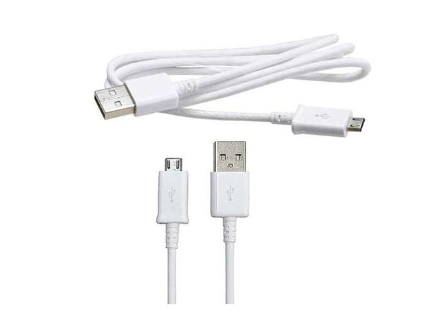 Cablu microusb 1m alb