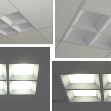 Corp iluminat 60x60cm leduri 28W