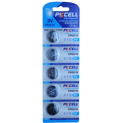 Baterii 3V CR2016 PKCELL set 5buc