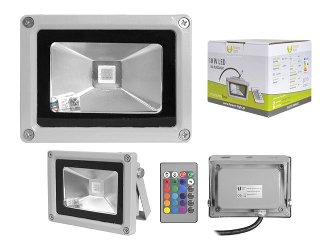 Proiector led RGB 10W cu telelecomanda