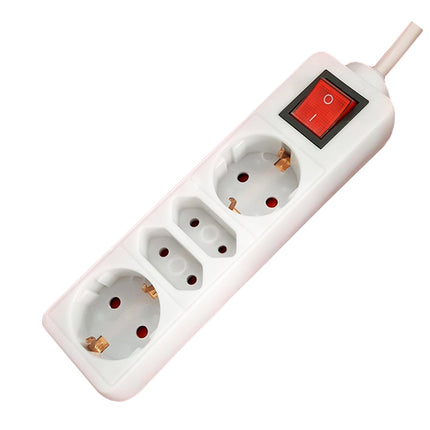 Prelungitor 2schuko+2euro 10m cu intr Alien