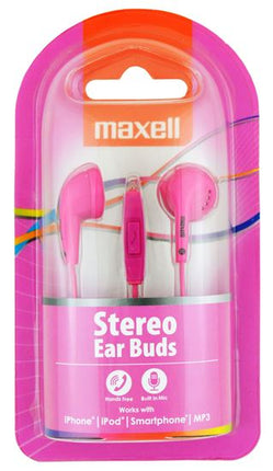 Casti cu microfon roz Maxell
