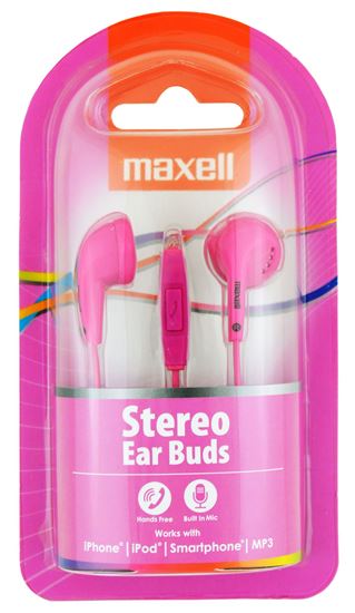 Casti cu microfon roz Maxell