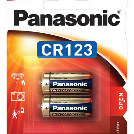 Baterie CR123 Panasonic Lithium Power set 2buc