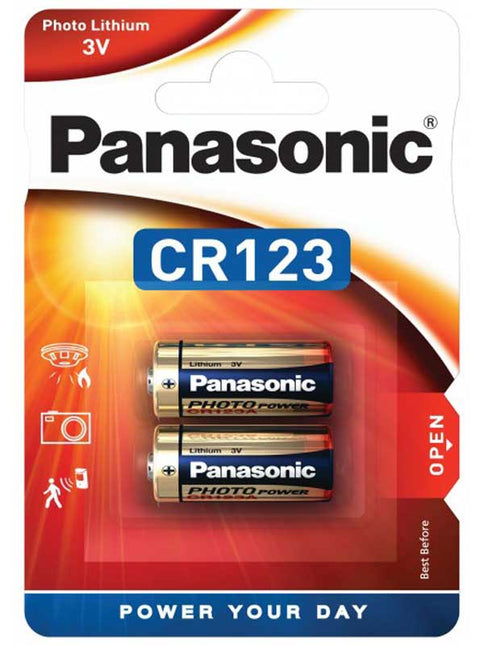 Baterie CR123 Panasonic Lithium Power set 2buc
