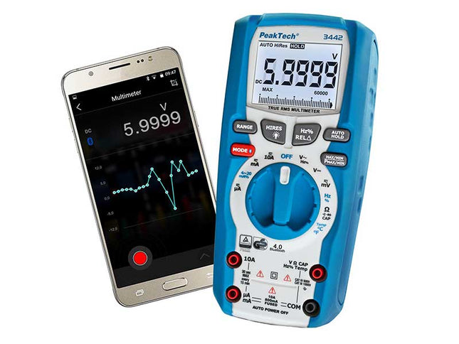Multimetru digital true RMS/Bluetooth P3442 PeakTech