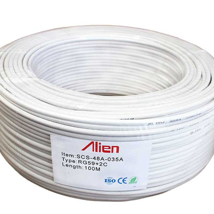 Cablu coaxial RG59+2x0.35mm2 camere CCS