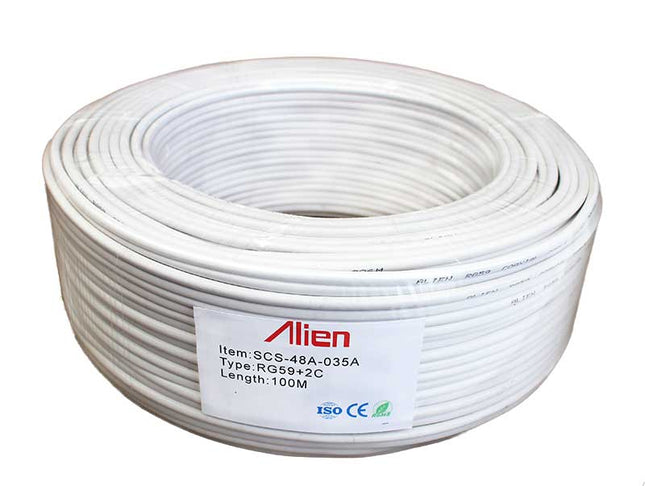 Cablu coaxial RG59+2x0.35mm2 camere CCS