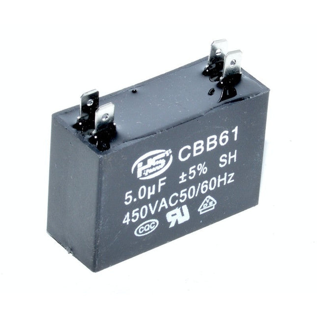 Condensator dreptunghiular pornire motor 4C 450V - Componente electronice