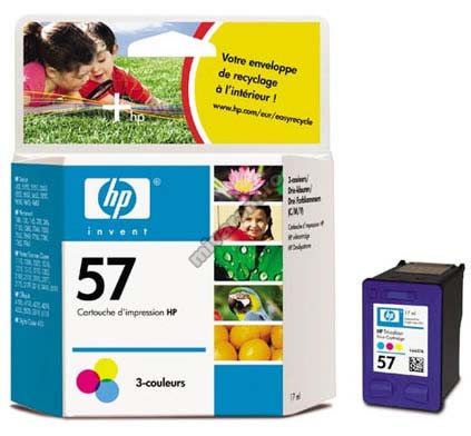 Cartus original color HP 57(C6657A)