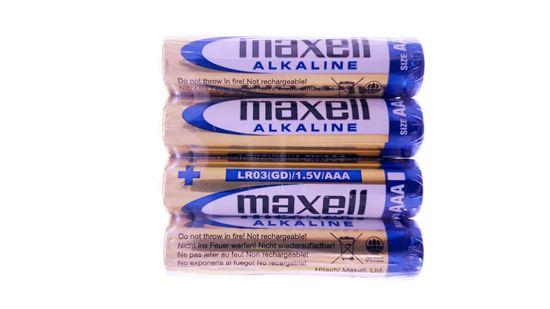Set 4 baterii alcaline R3 Maxell