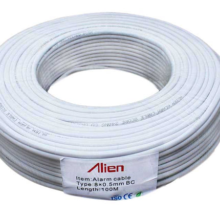 Cablu alarma 8x0,5mm Cu 100m