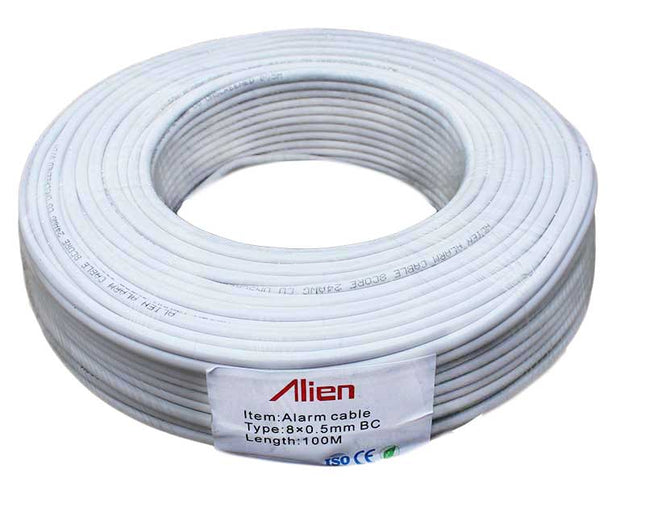 Cablu alarma 8x0,5mm Cu 100m