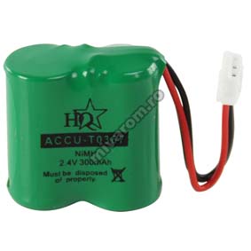 Grup de 2 acu 1/2xR6 2,4V 300ma PKCELL