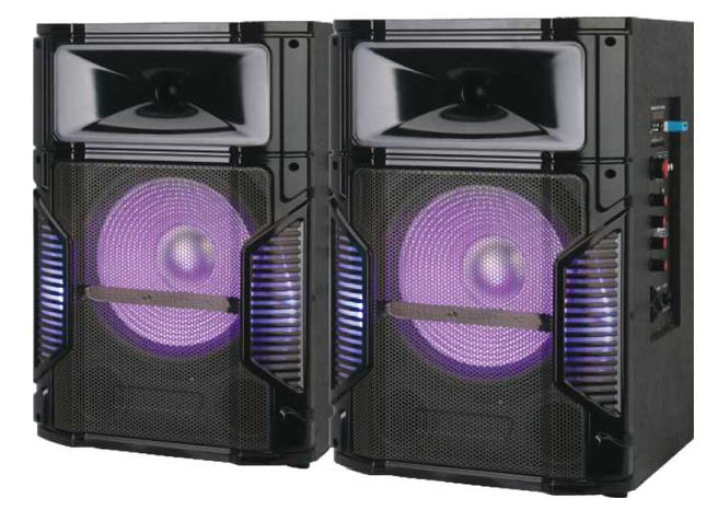 Set 2 boxe 8inch BT/USB/TF/FM AN-1008 Alien