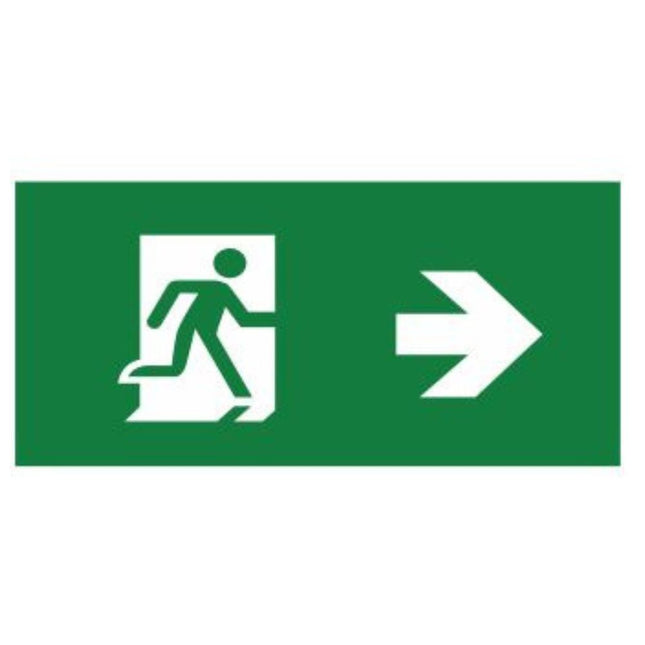 AUTOCOLANT EXIT SAGEATA DREAPTA pentru lampa de 18 LED