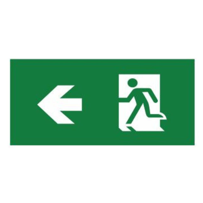 AUTOCOLANT EXIT SAGEATA STANGA pentru lampa de 18 LED