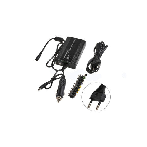 Alimentator laptop universal 100 / 120 watt 220V/12V/24V + USB + mufe multiple TED288305