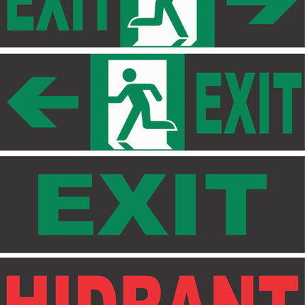 Autocolant Lampa Exit 30 Led