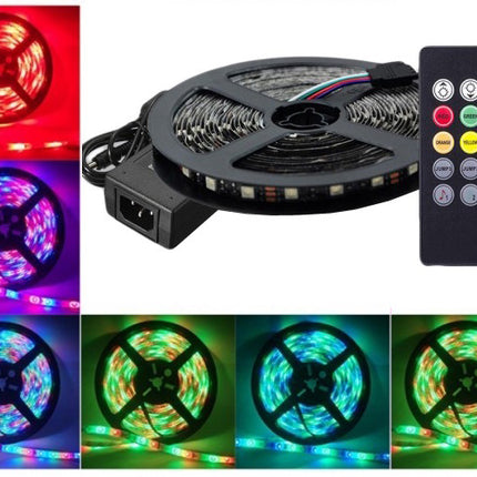 Banda LED 12V Rgb, 14.4W/m, IP20 cu 60Led/m, 5050, cu muzica