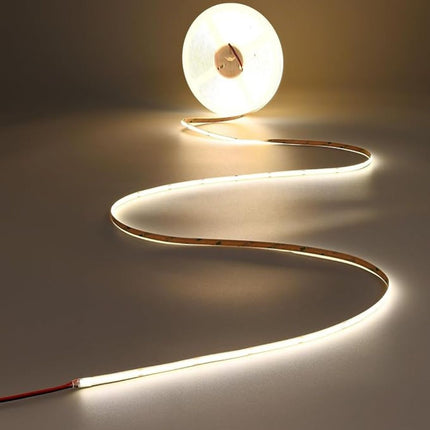 Banda LED COB 320LED/m 12W/m IP20 4000K 24V PCB 8mm - (5m/rola)