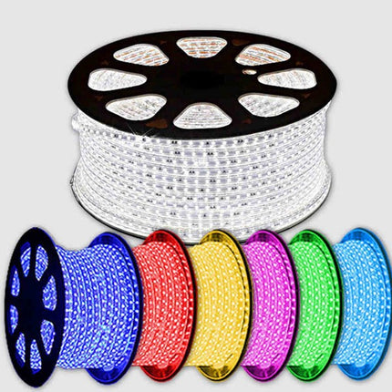 Banda Led 220V Rgb 14.4W/M Ip65 60Led/M 5050
