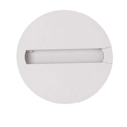 Baza rotunda pentru spot LED T3, alba