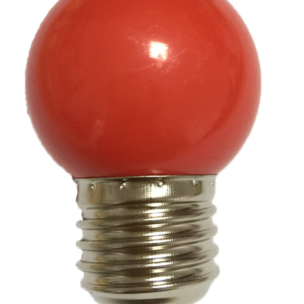 Bec LED G45 rosu