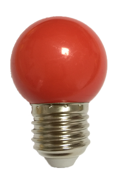Bec LED G45 rosu