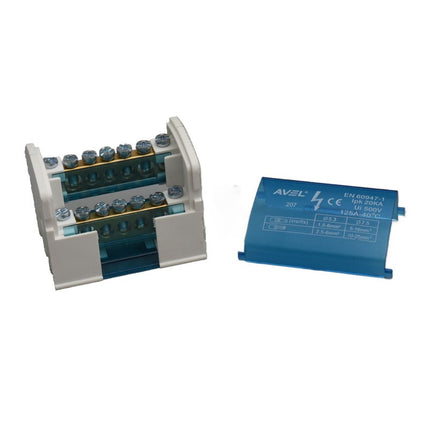 Bloc distributie profesional 125A/500V-207 (1.5-25mm)