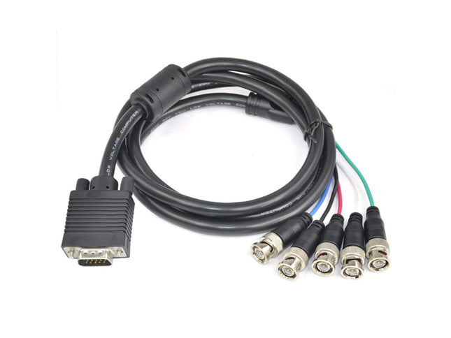 Cablu date monitor HD15 tata - 5BNC 1.8m
