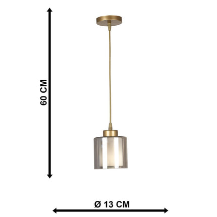 CANDELABRU NITRA ANTIQUE 1XE27 60W 60x13CM