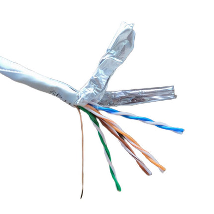 Cablu FTP cupru GRI cat 5E 24AWG (305M)