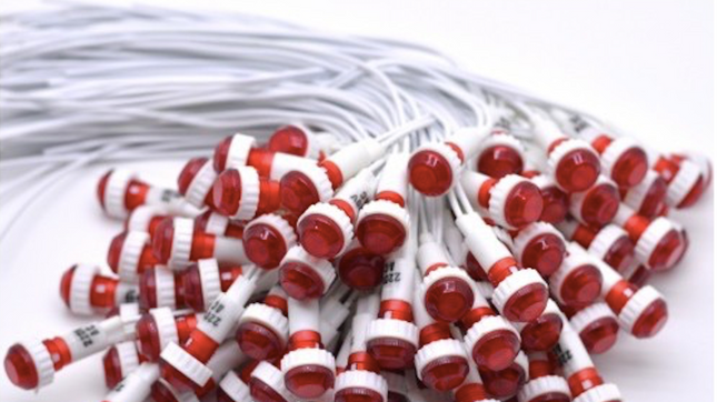 Indicator martor culoare rosu fir 220V