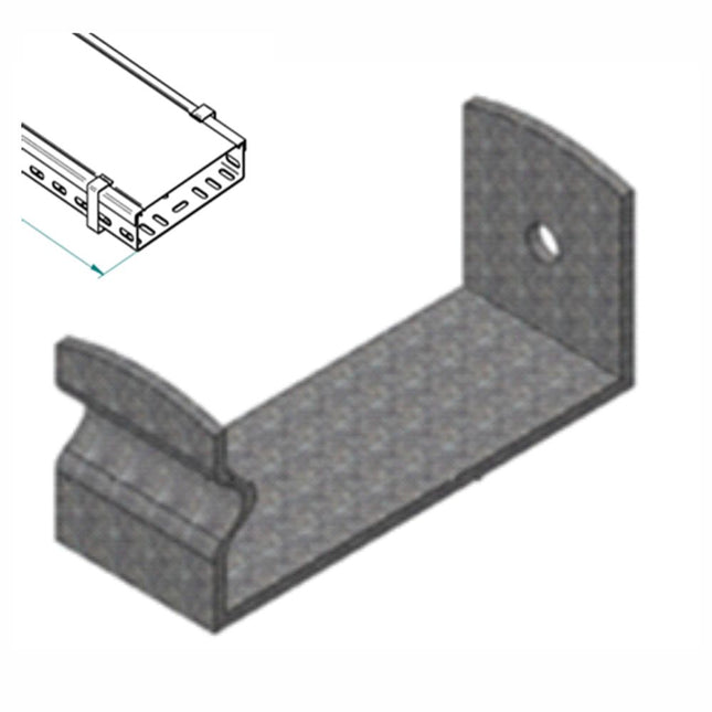 Clema prindere capac jgheab H60