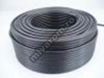 Cablu coaxial RG174 50ohm negru Cu
