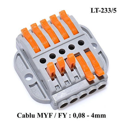 Conector Rapid 5-5 contacte pentru conectare