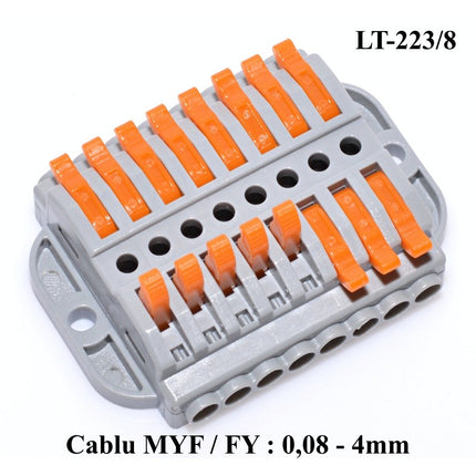 Conector Rapid 8-8 contacte pentru conectare