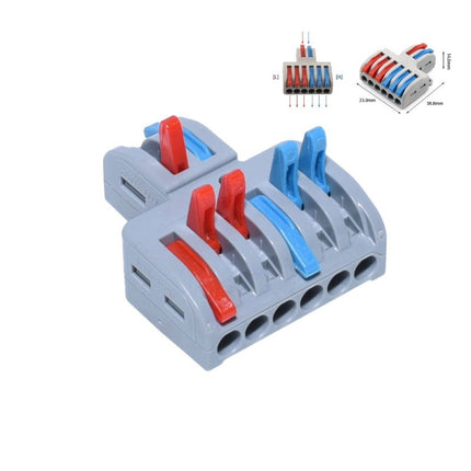 Conector Rapid 2-6 contacte pentru conectare