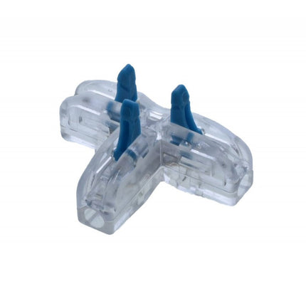 Conector Rapid tip T, albastru