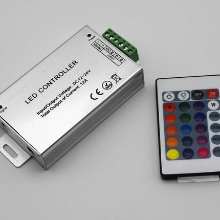 CONTROLLER RGB 12V/24V 216W/432W 18A IR