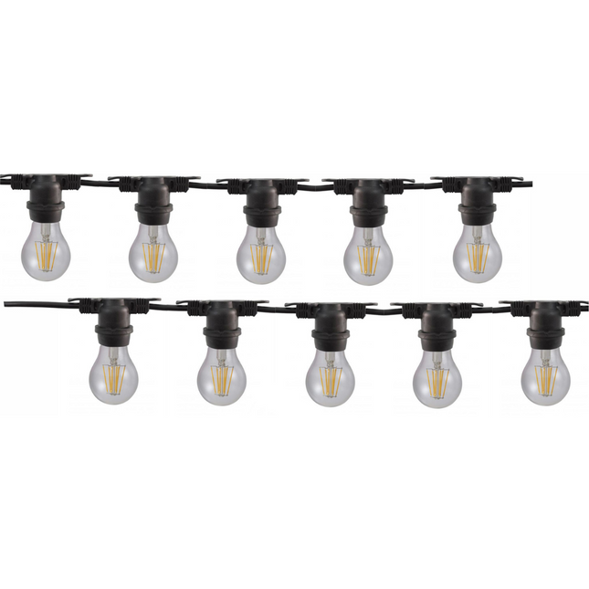 Ghirlanda luminoasa, 10m, interconectabil, E27, IP65, 10m
