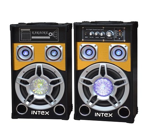 Set 2 boxe cu amplificare si MP3 Intex DJ801 BT