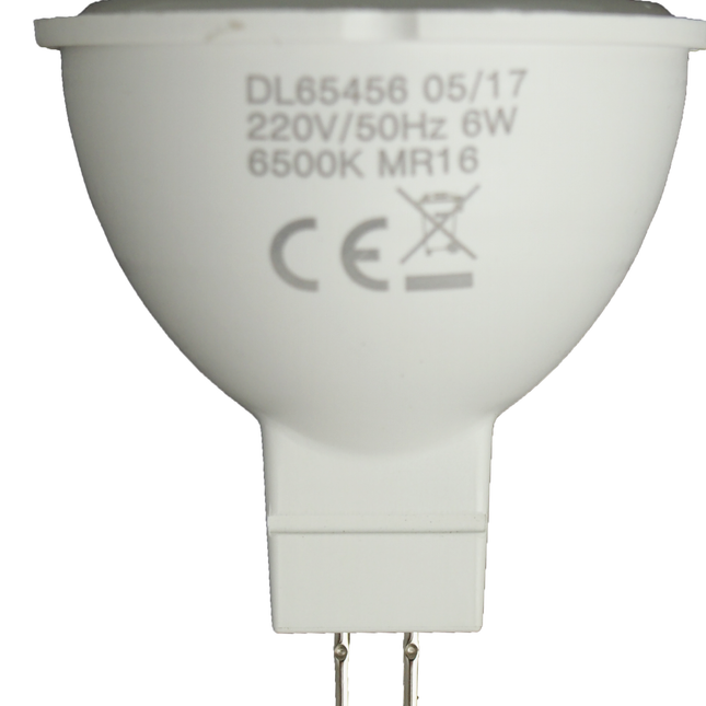 Bec Led Mr16 model R50, 6W=50W, 6500K, lumina rece