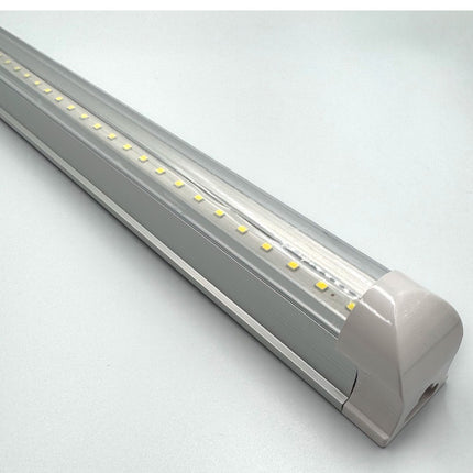 Corp T8 cu LED Interconectabil Transparent 8W/6500k/640lm lumina rece 600mm
