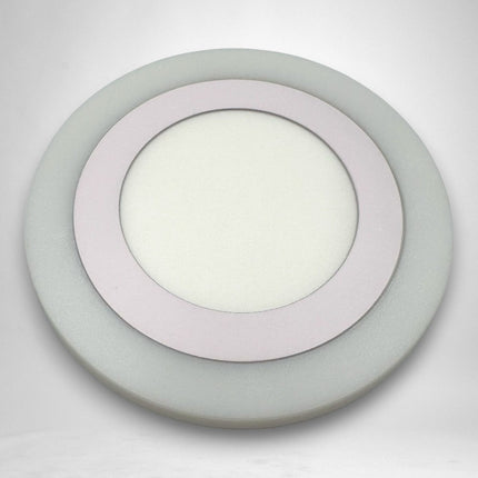 Spot LED Rotund Doua Culori  18+6W 3000k si 6500k  Trei Functii