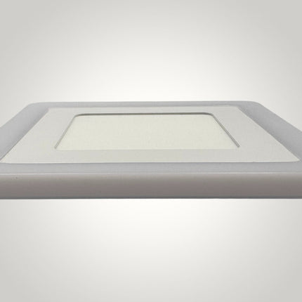 Spot LED Patrat Aplicat Doua Culori 24+12W 3000k-6500k  Trei Functii